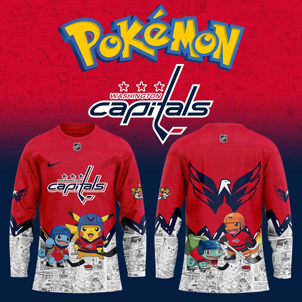 Washington Capitals X Pok?Mon New Jersey