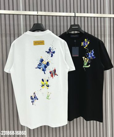 Louis Vuitton Blackwhite T-Shirt Dn262860