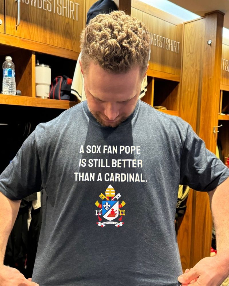 A Sox Fan Pope Is Still Better Than A Cardinal Shirt