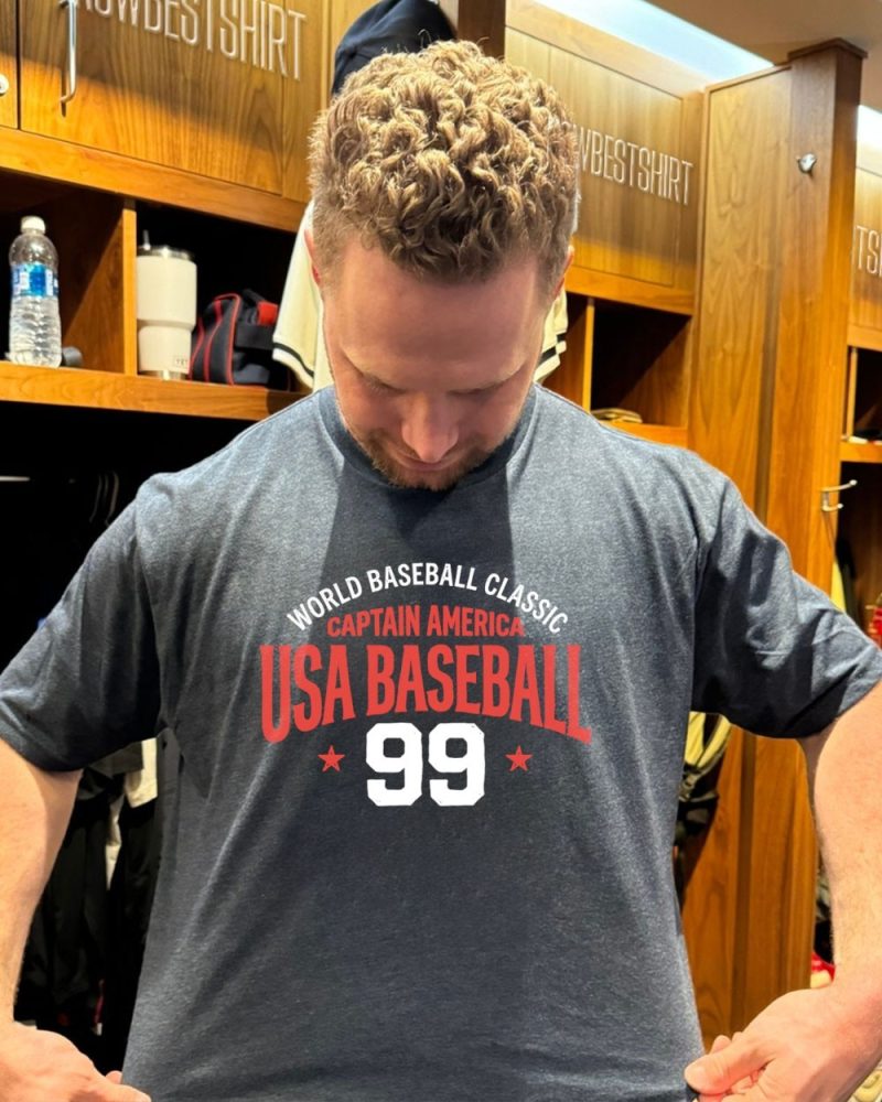 Aaron Judge Captain America World Baseball Classic Usa Baseball 99 Shirt