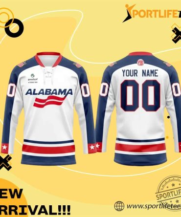 Alabama Crimson Tide Hockey 2026 Military Hockey Jersey