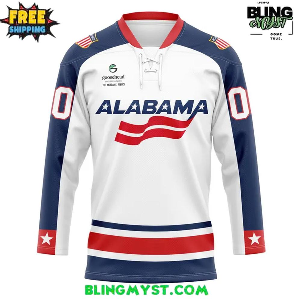 Alabama Men'S Hockey 2026 Military Hockey Jersey - Image 2