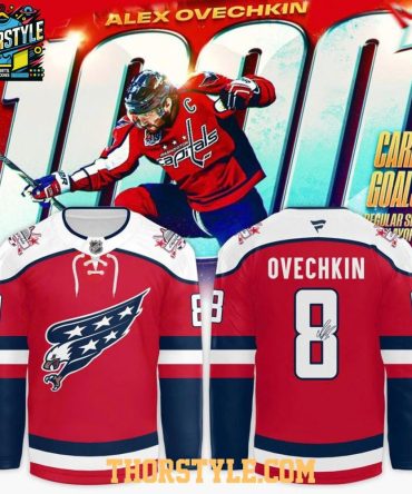 Alex Ovechkin 1000 Career Goals Washington Capitals 2026 Hockey Jersey