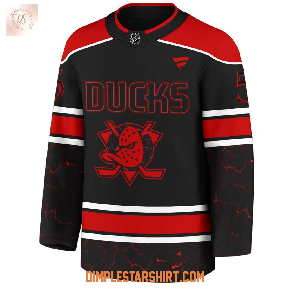 Anaheim Ducks X Stranger Things 5 One Last Adventure Jersey - Image 2