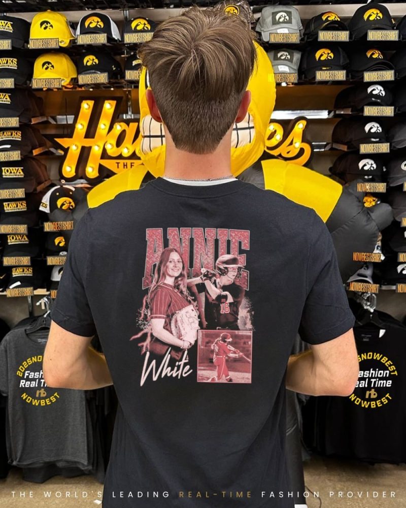 Annie White Western Kentucky University Softball Player Graphic Shirt - Image 2