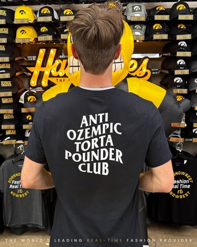 Anti Ozempic Torta Pounder Club Shirt - Image 2