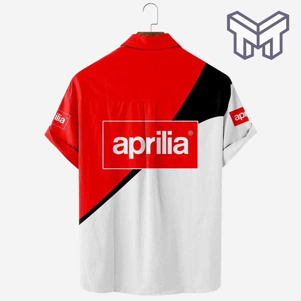 Aprilia Bike Racing Apparel, Aprilia Bike Racing Hawaiian Shirt Type02 - Image 2