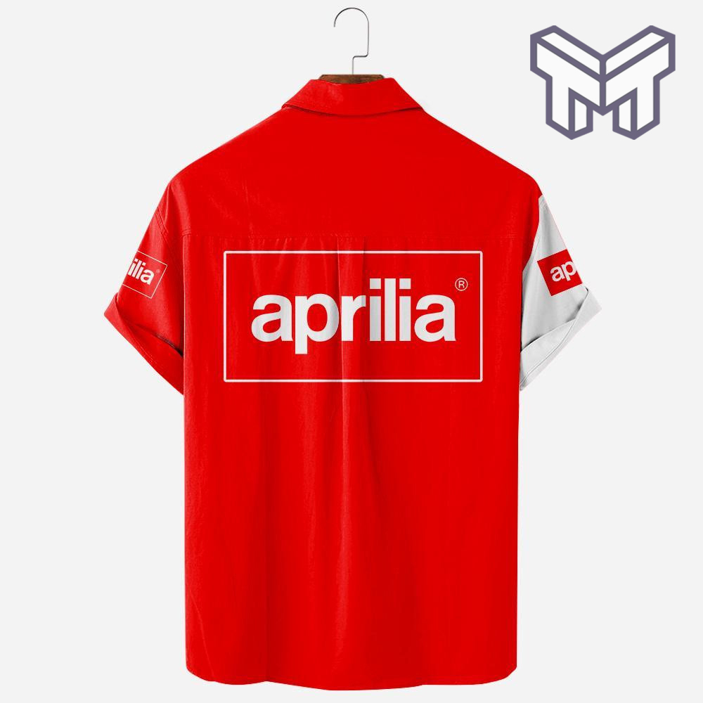 Aprilia Bike Racing Apparel, Aprilia Bike Racing Hawaiian Shirt - Image 2