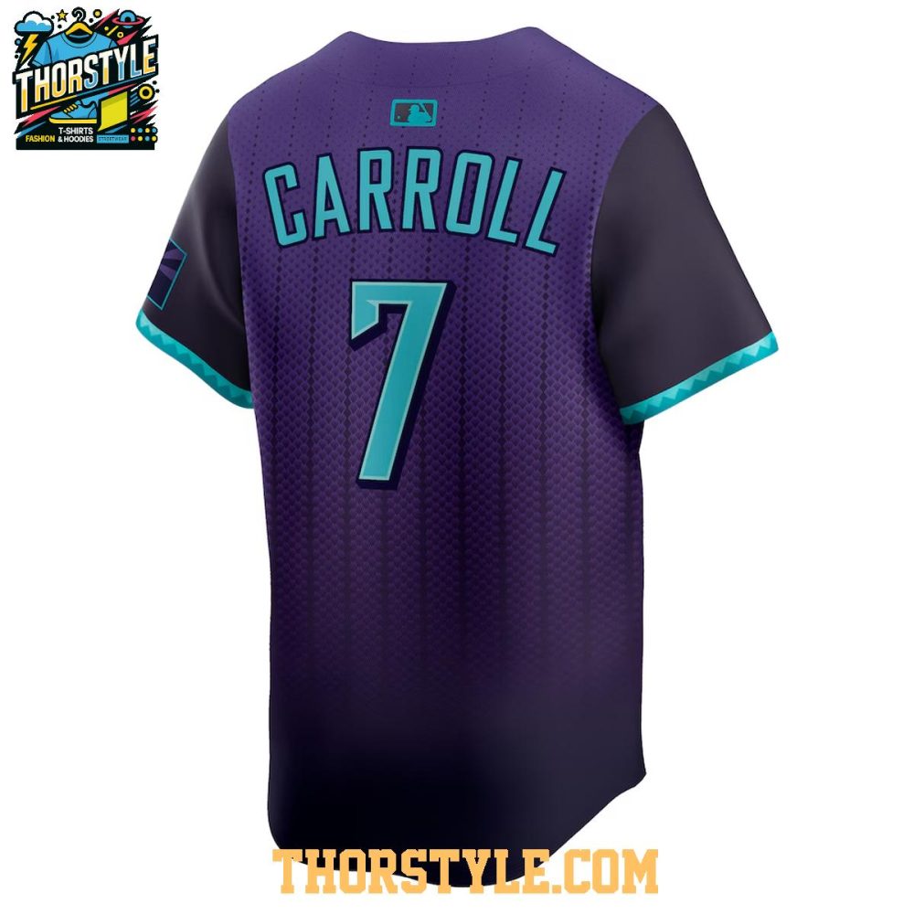 Arizona Diamondbacks City Connect 2025 Purple Personalized Baseball Jersey - Image 3