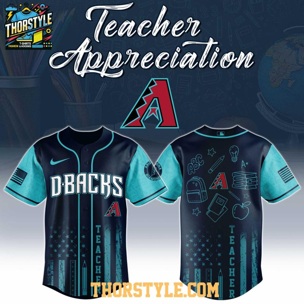 Arizona Diamondbacks Mlb Teacher Appreciation Day 2025 Baseball Jersey