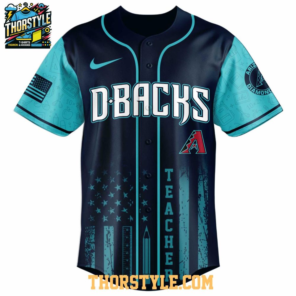 Arizona Diamondbacks Mlb Teacher Appreciation Day 2025 Baseball Jersey - Image 2