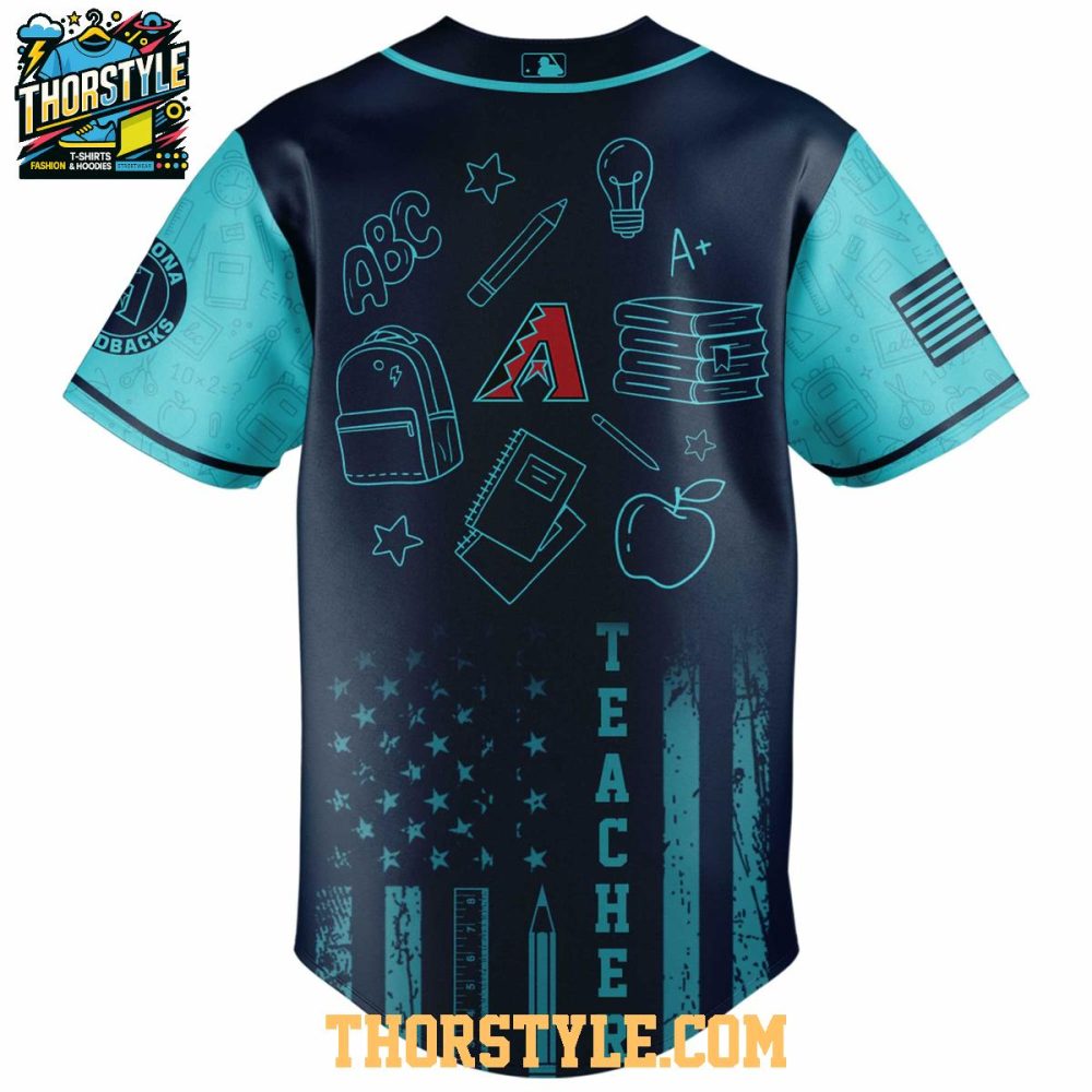 Arizona Diamondbacks Mlb Teacher Appreciation Day 2025 Baseball Jersey - Image 3