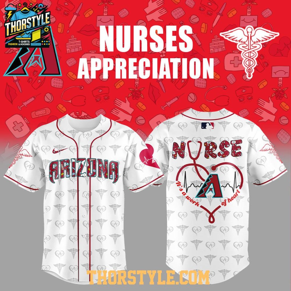 Arizona Diamondbacks Nurses Appreciation Day 2025 Baseball Jersey