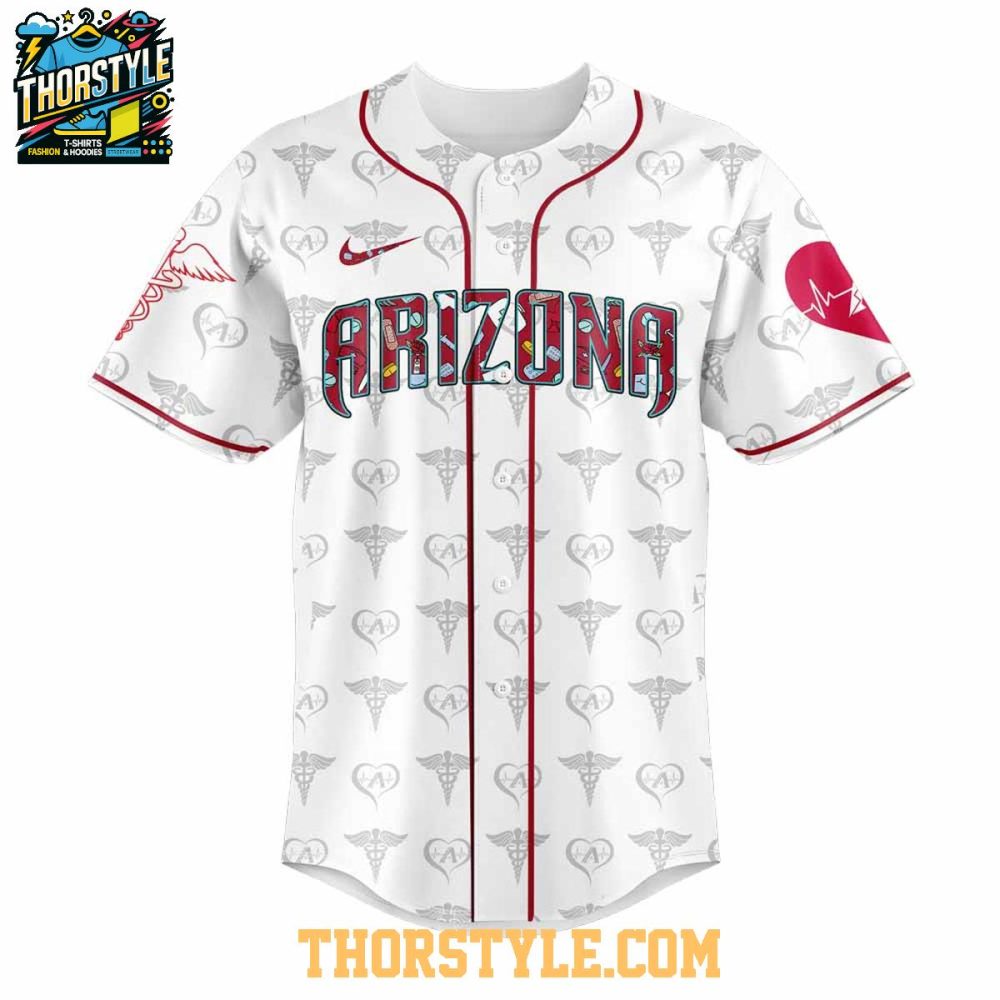 Arizona Diamondbacks Nurses Appreciation Day 2025 Baseball Jersey - Image 2