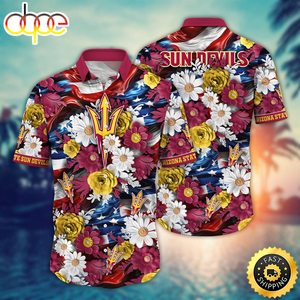 Arizona State Sun Devils Ncaa2 Hawaii Shirt Independence Day