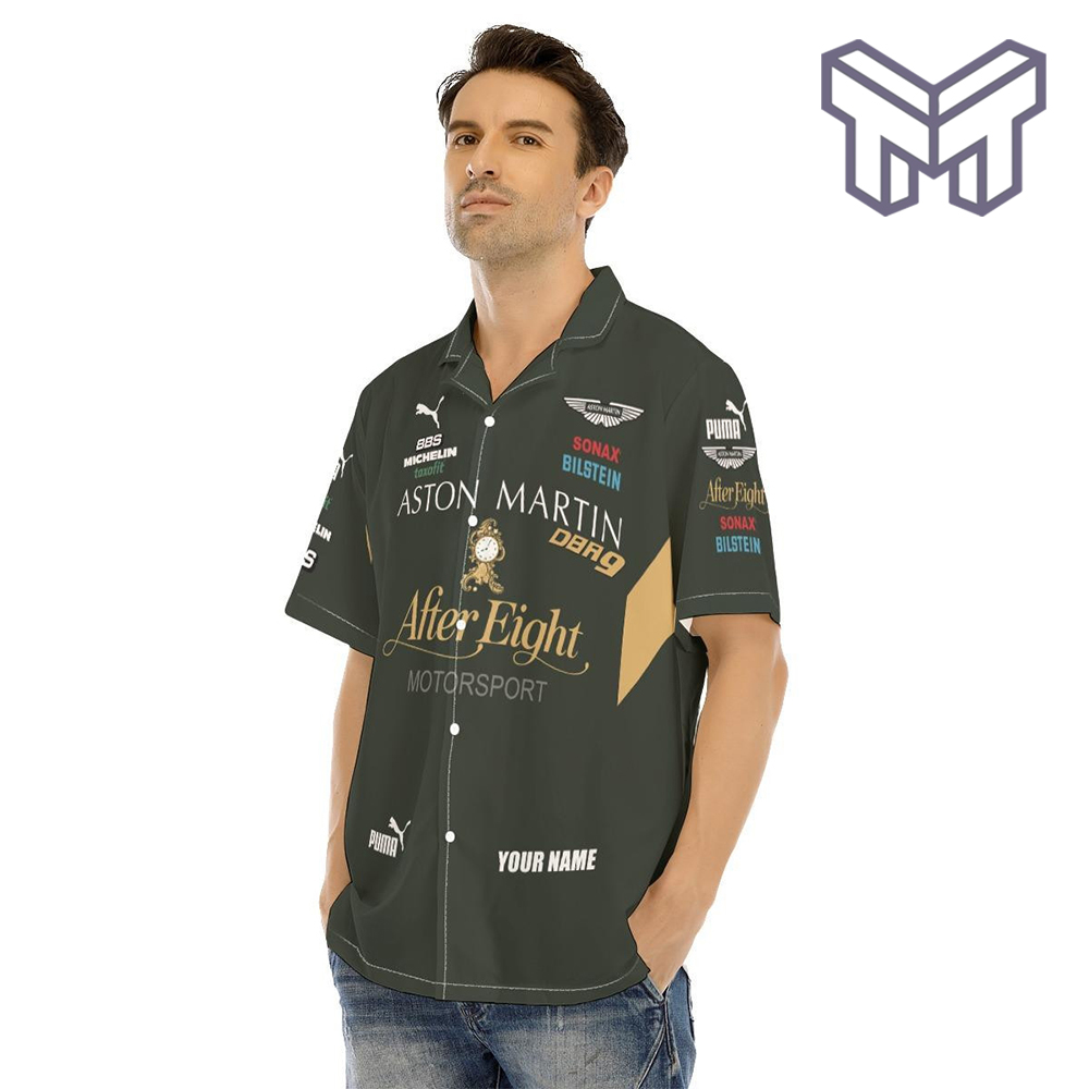 Aston Martin Racing After Eight Apparel, Aston Martin Custom Hawaiian Shirt - Image 2