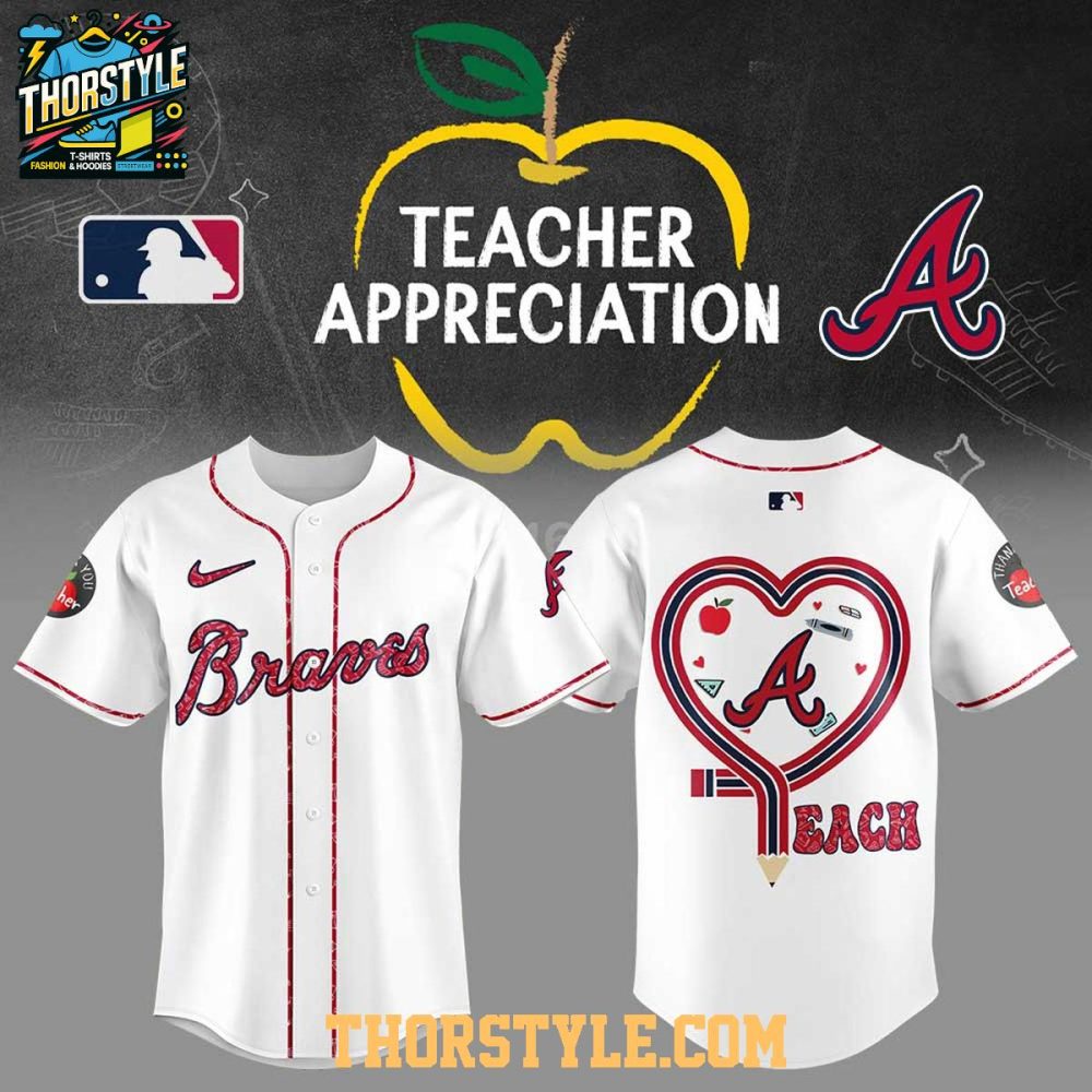 Atlanta Braves Teacher Appreciation Day 2025 Baseball Jersey