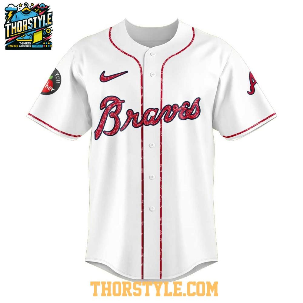 Atlanta Braves Teacher Appreciation Day 2025 Baseball Jersey - Image 2