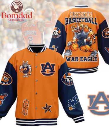 Auburn Tigers Basketball War Eagle Baseball Jacket