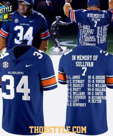 Auburn Tigers Bo Jackson In Memory Of Sullivan 2025 Football Jersey