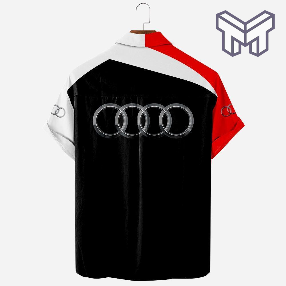 Audi Car Apparel, Audi Car Custom Hawaiian Shirt - Image 2