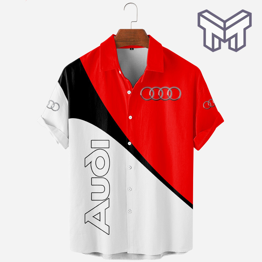 Audi Car Apparel, Audi Car Hawaiian Shirt Type02