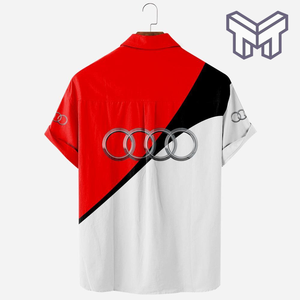 Audi Car Apparel, Audi Car Hawaiian Shirt Type02 - Image 2