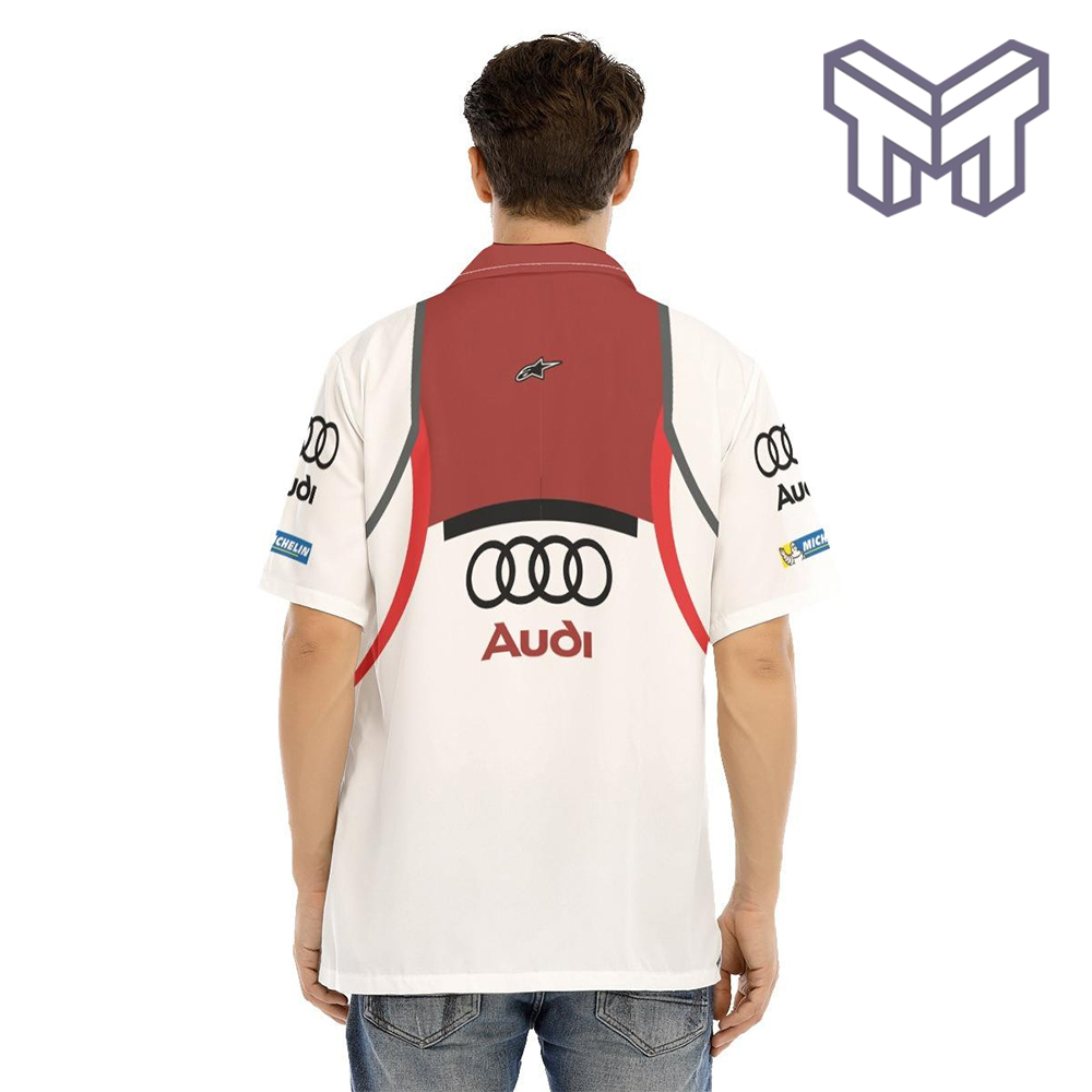 Audi Racing Bosch Apparel, Audi Custom Hawaiian Shirt - Image 3