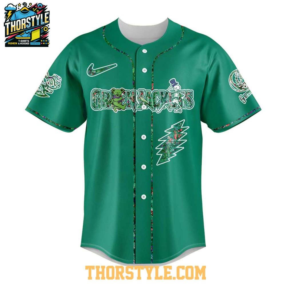 Augusta Greenjackets Grateful Dead 60Th Anniversary Night Baseball Jersey - Image 2