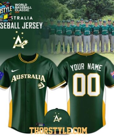 Australia World Baseball Classic 2026 Celebrating Personalized Jersey