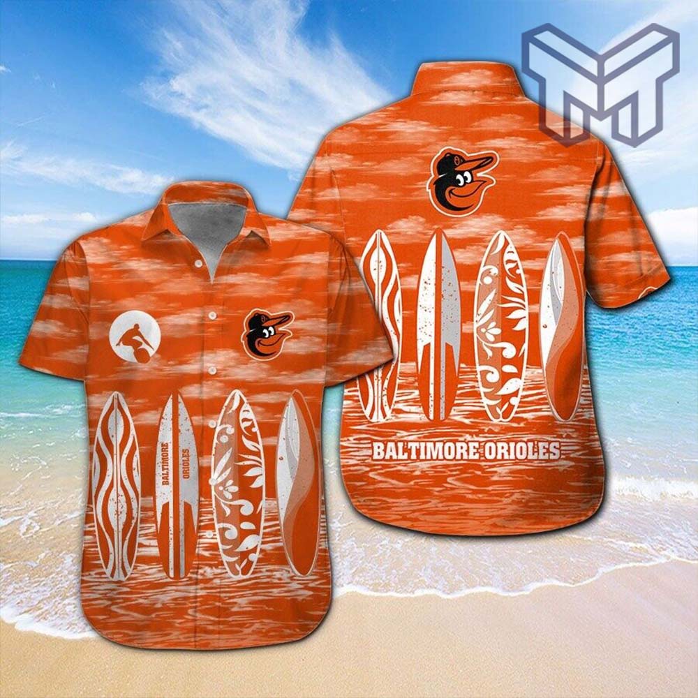 Baltimore Orioles Baseball Hawaiian Shirt Aloha Beach Summer Type01