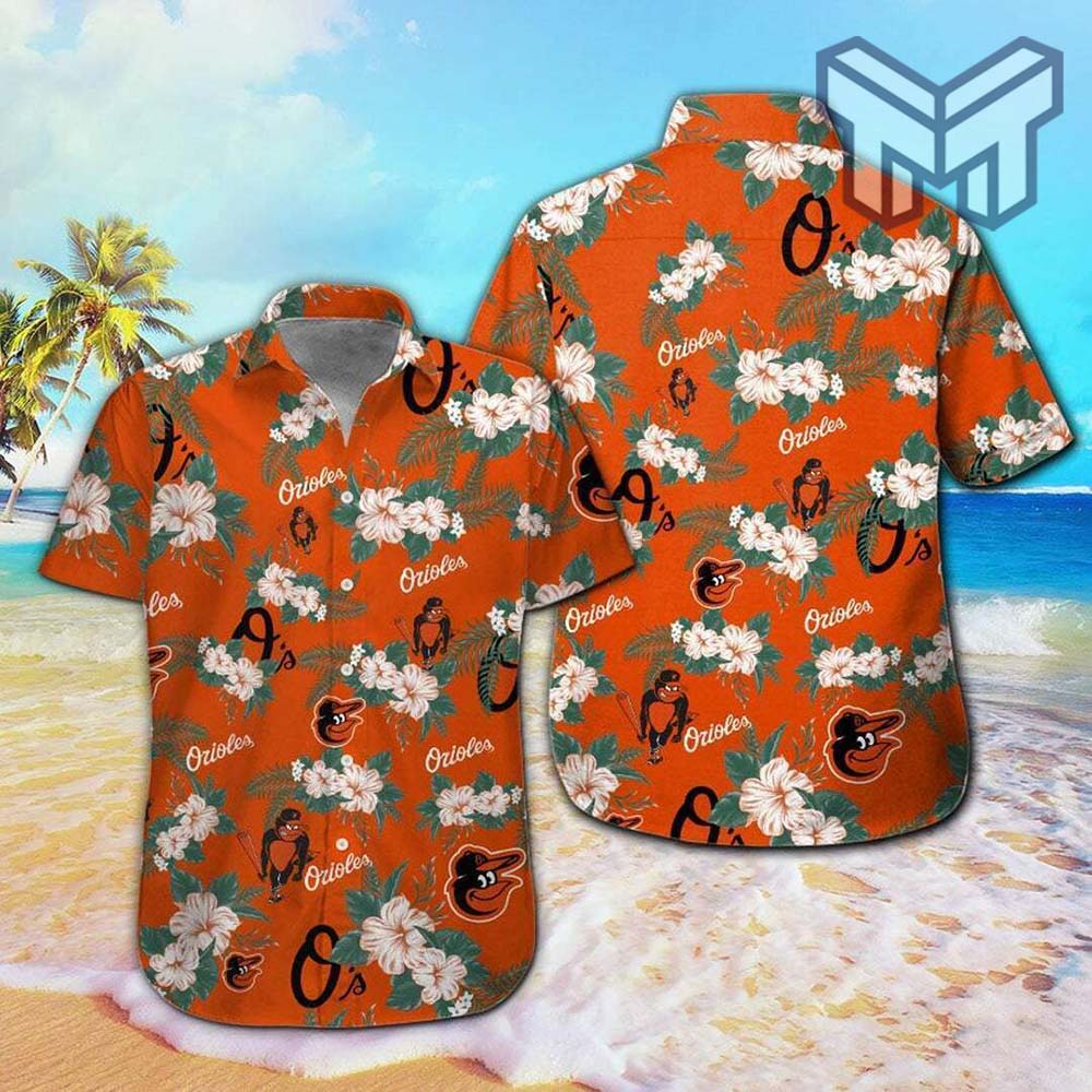 Baltimore Orioles Baseball Hawaiian Shirt Aloha Beach Summer