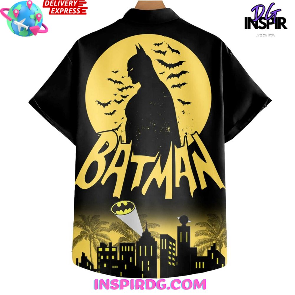 Batman Gotham Nights Special Edition Hawaiian Shirt - Image 3
