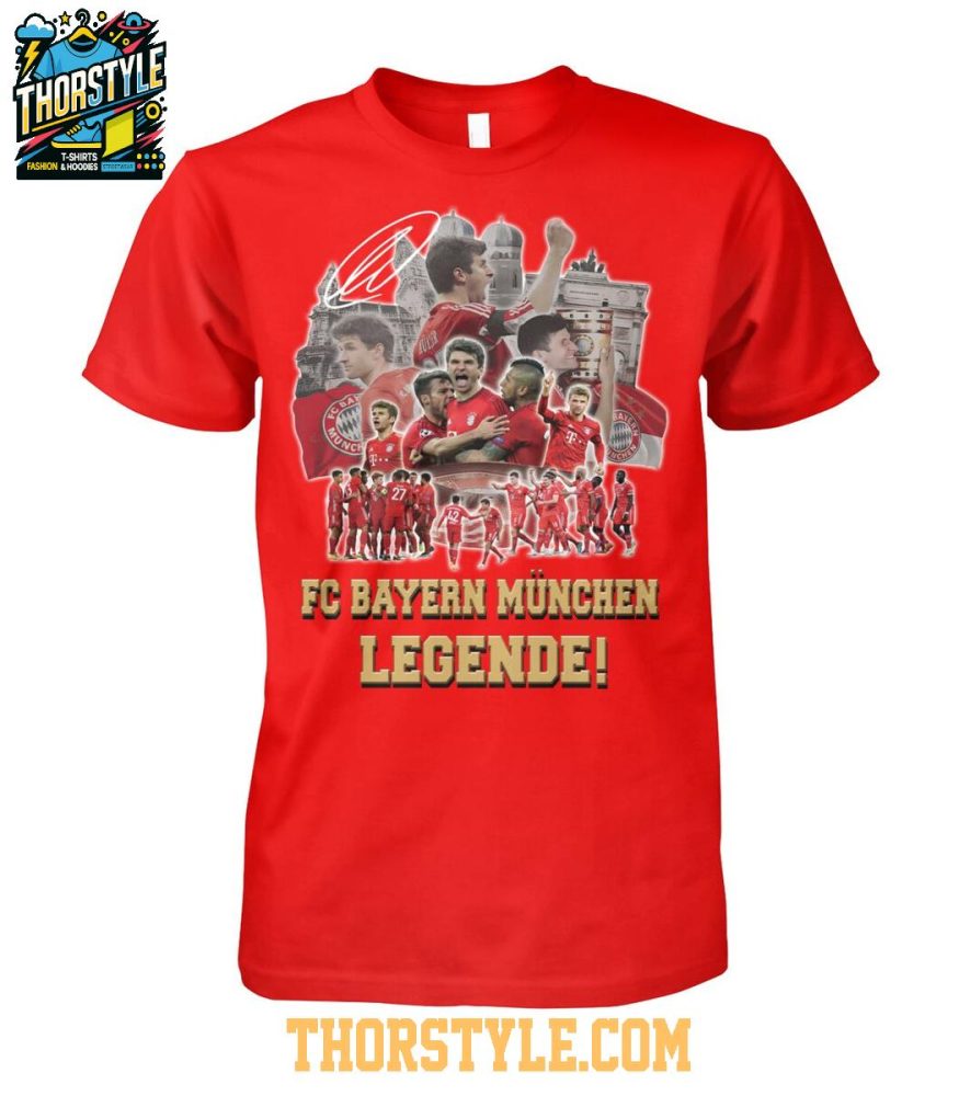 Bayern Munchen Fc Thomas Muller Legende 2025 The Memories T-Shirt
