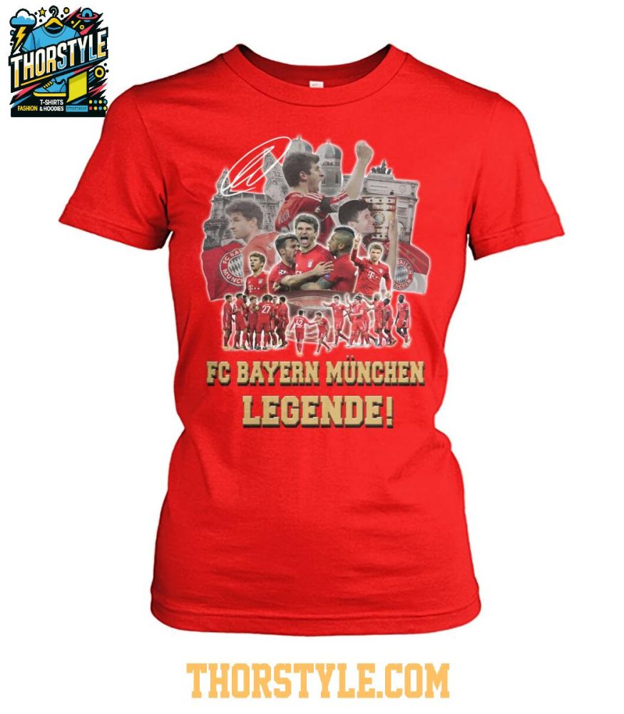 Bayern Munchen Fc Thomas Muller Legende 2025 The Memories T-Shirt - Image 5
