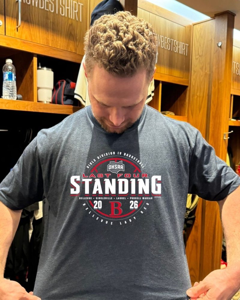 Bellevue Lady Red 2026 Ohsaa Girls Basketball D4 Last Four Standing Shirt