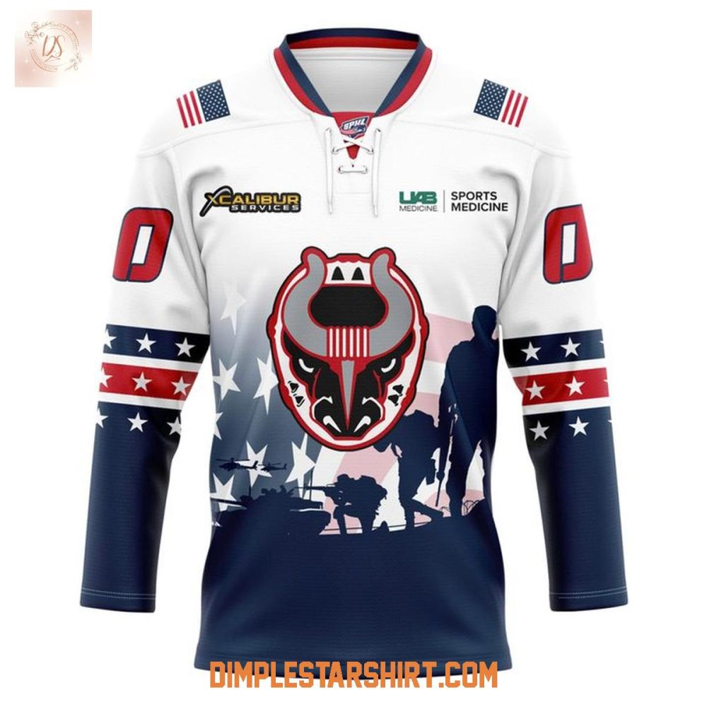 Birmingham Bulls 2025 Military Appreciation Night Jersey - Image 2