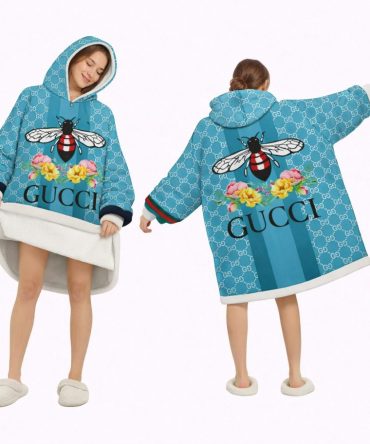 Blue Bee Ciel Gucci Blanket Hoodie , Cozy Wearable Blanket Hoodie