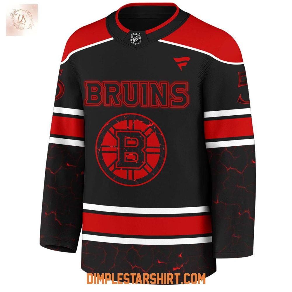 Boston Bruins X Stranger Things 5 One Last Adventure Jersey - Image 2
