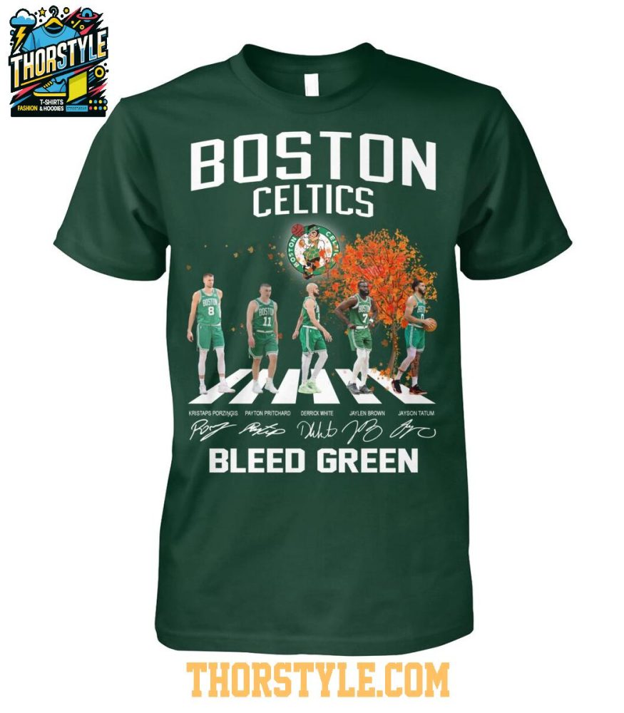 Boston Celtics Nba Best Team Bleed Green 2025 Tshirt