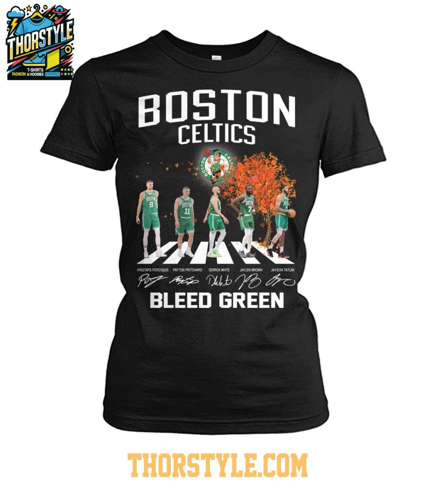 Boston Celtics Nba Best Team Bleed Green 2025 Tshirt - Image 4