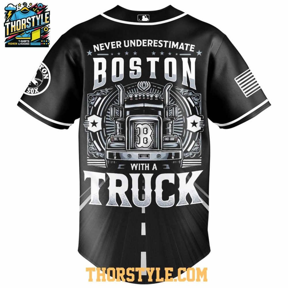 Boston Red Sox Nation Truck Driver Appreciation Week 2025 Baseball Jersey - Image 3