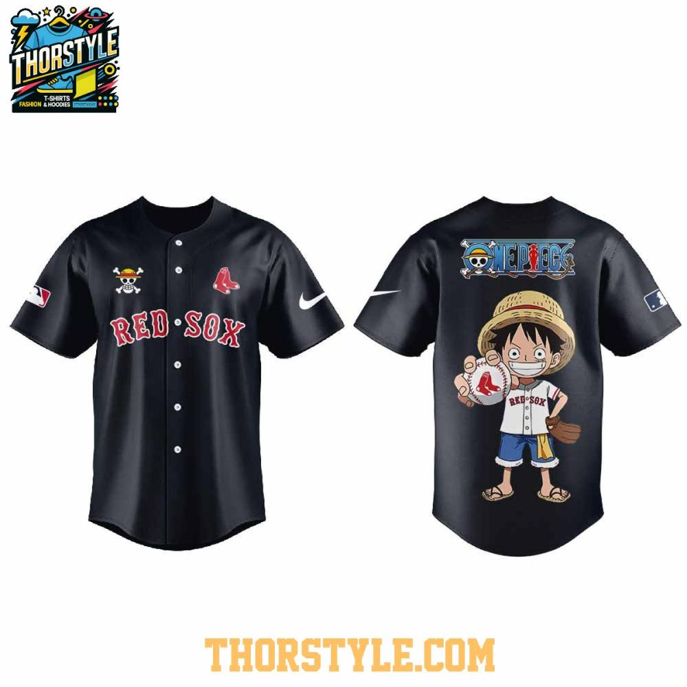 Boston Red Sox One Piece Night 2026 Celebration Baseball Jersey - Image 2
