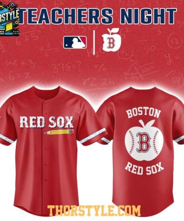 Boston Red Sox Teacher Appreciation Night 2026 Personalized Baseball Jersey