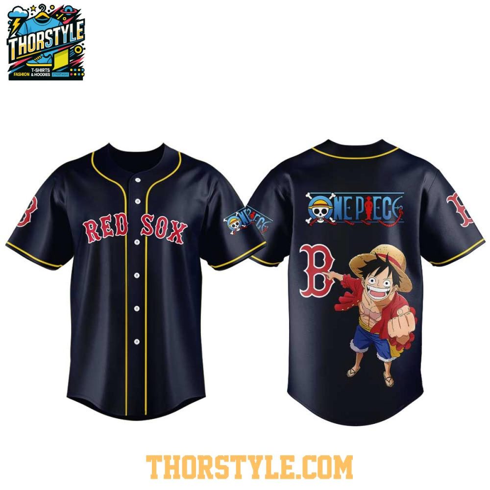 Boston Red Sox X One Piece Night 2026 Into The Grand Line Baseball Jersey - Image 2