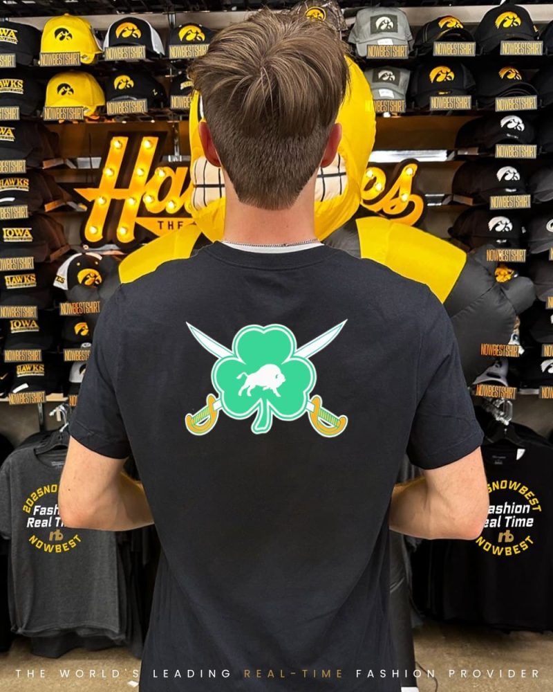 Buffalo Sabres Four Leaf Clover St Patrick Day Shirt - Image 2