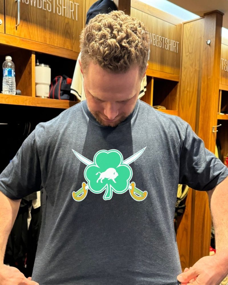 Buffalo Sabres Four Leaf Clover St Patrick Day Shirt