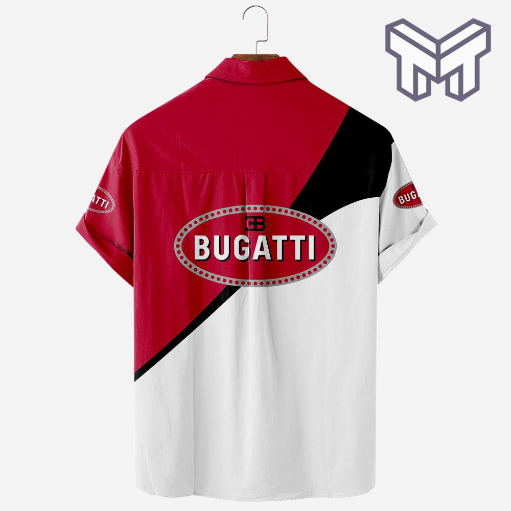 Bugatti Car Apparel, Bugatti Car Hawaiian Shirt Type02 - Image 2