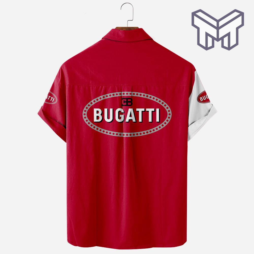 Bugatti Car Apparel, Bugatti Car Hawaiian Shirt - Image 2