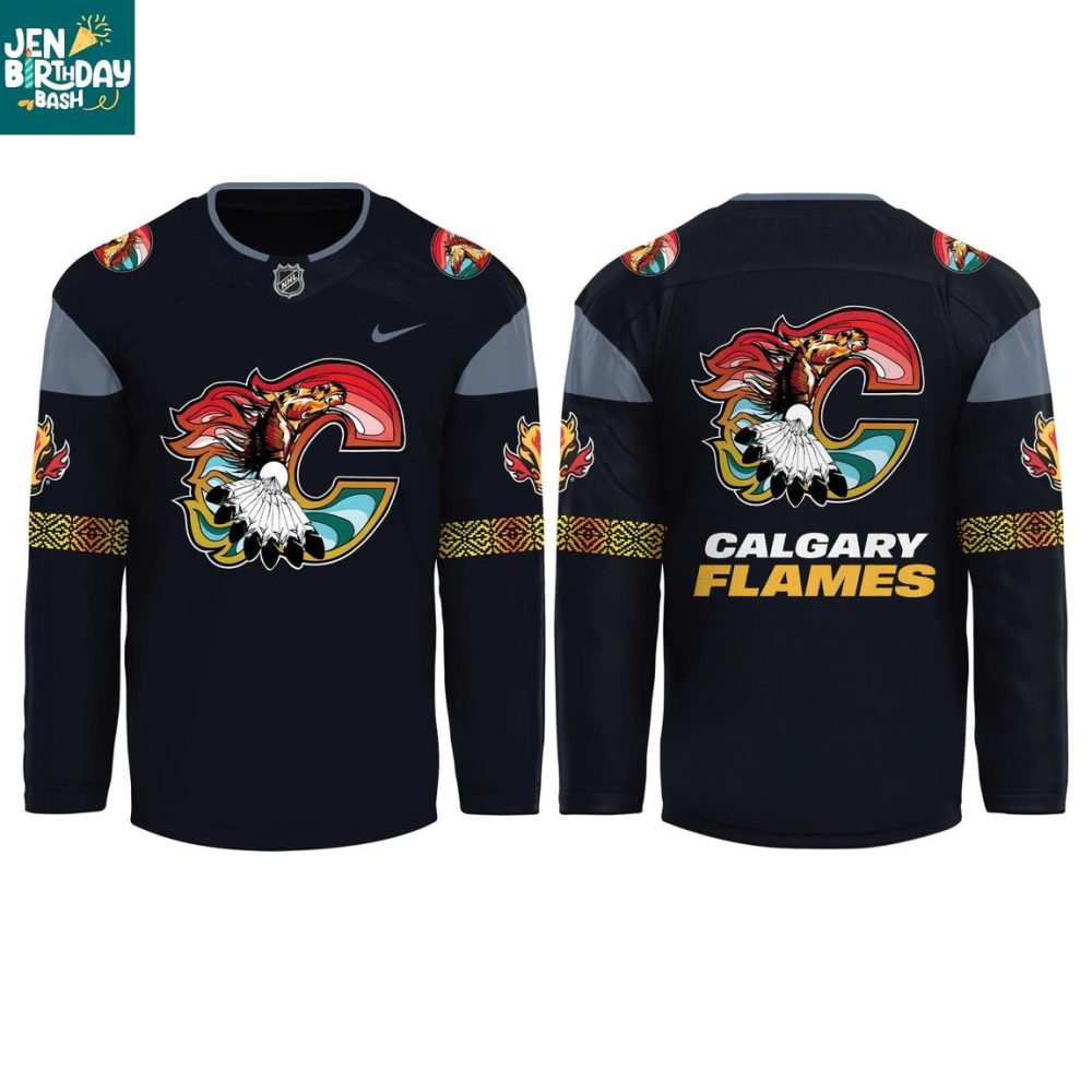 Calgary Flames Indigenous Celebration Night 2026 Hockey Jersey - Image 2
